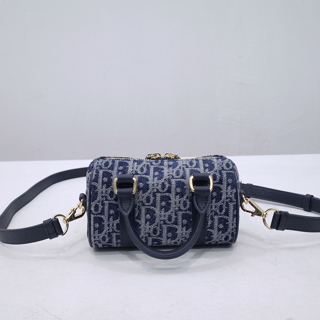 Dior Groove 17 Mini Bag Blue Denim Dior Oblique Jacquard